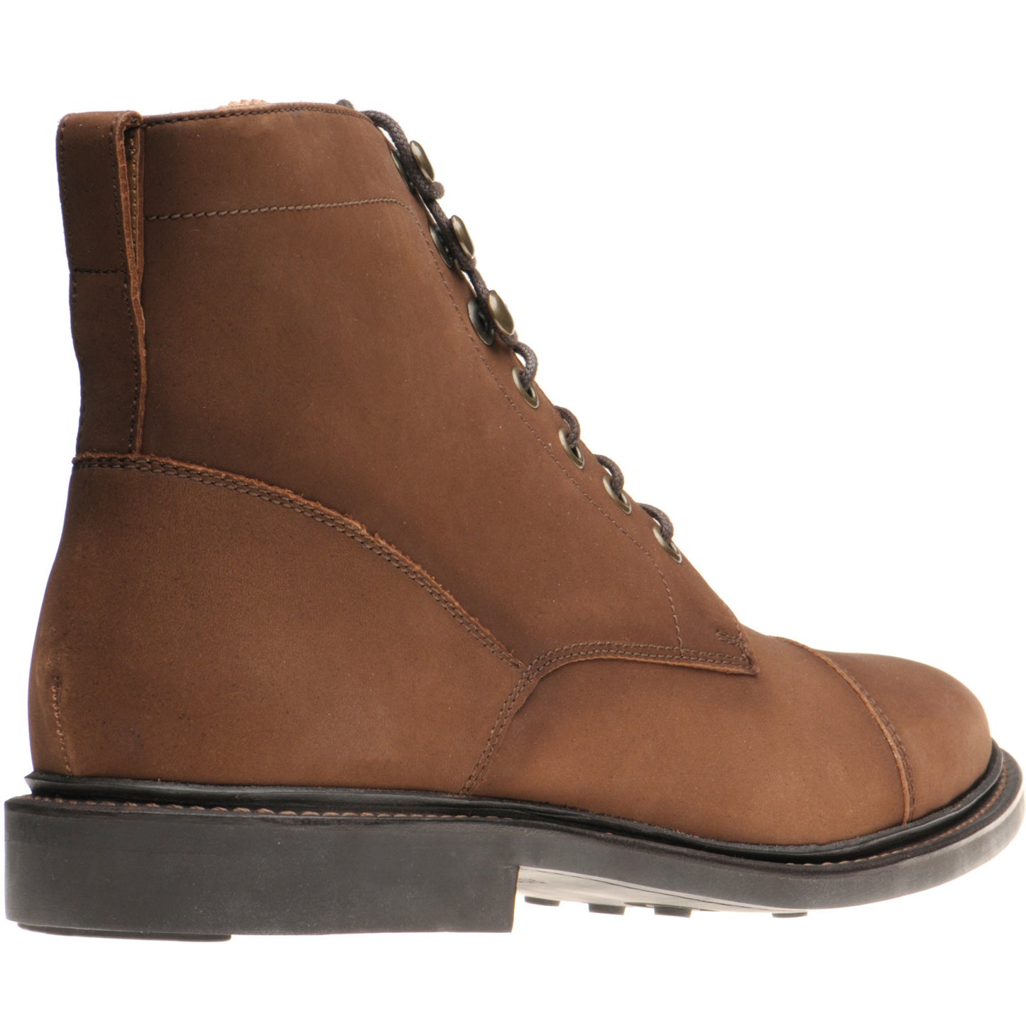 Product image for Herring Caldbeck Rubber mens rubber-soled boots in brown nubuck