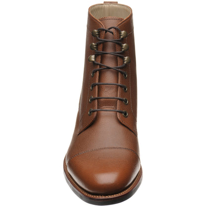 Product image for Herring Caldbeck Rubber mens rubber-soled boots in cognac grain calf (second)
