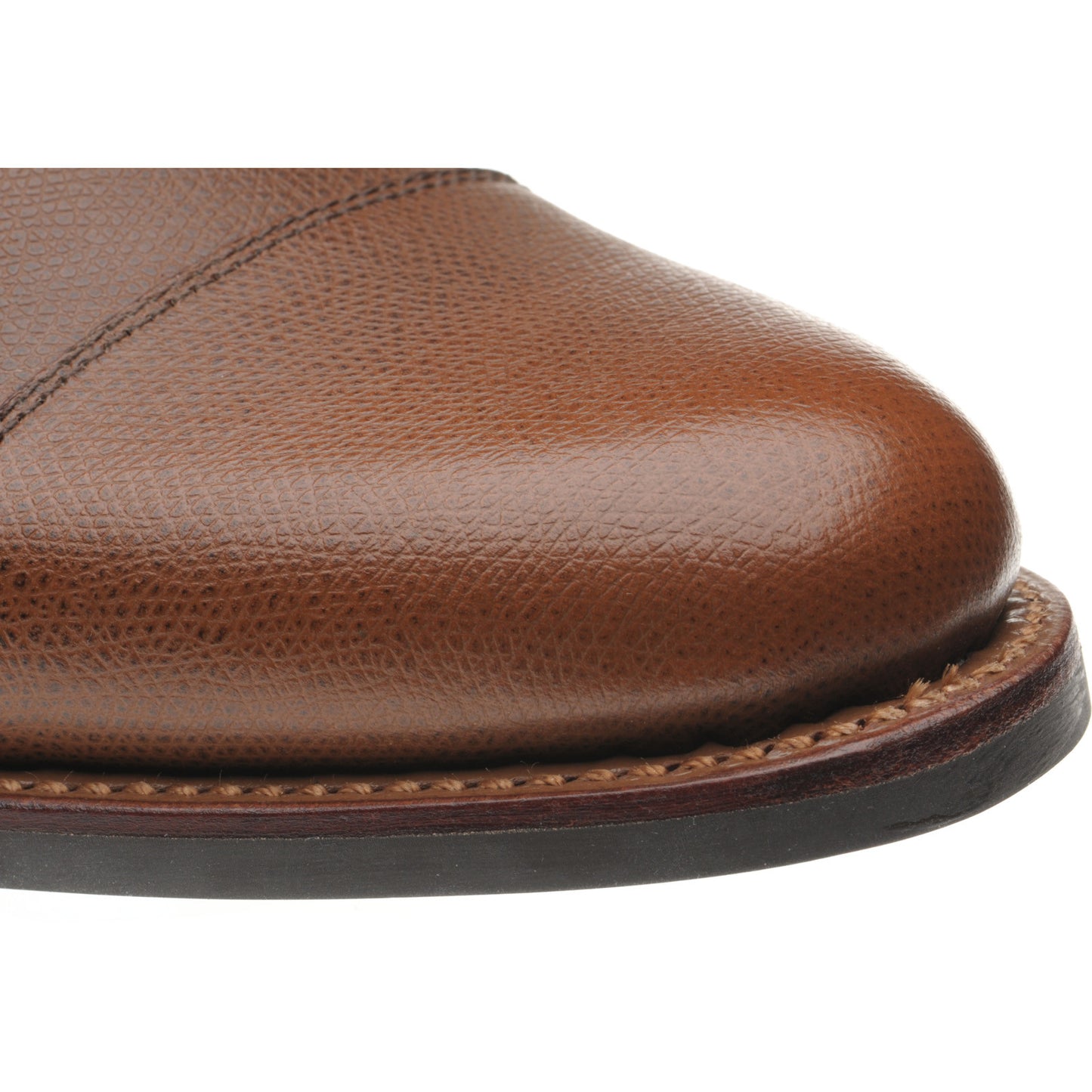 Product image for Herring Caldbeck Rubber mens rubber-soled boots in cognac grain calf (second)
