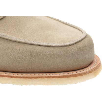 Product image for Herring Cannes mens rubber-soled loafers in sand suede