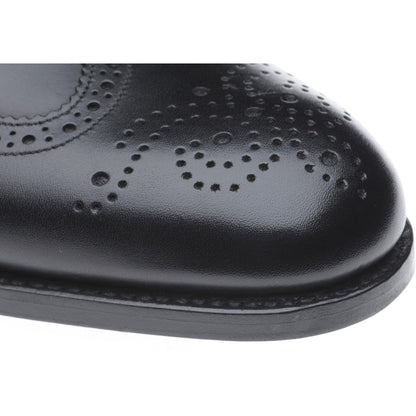 Product image for Herring Carnaby mens brogues in black calf (second)