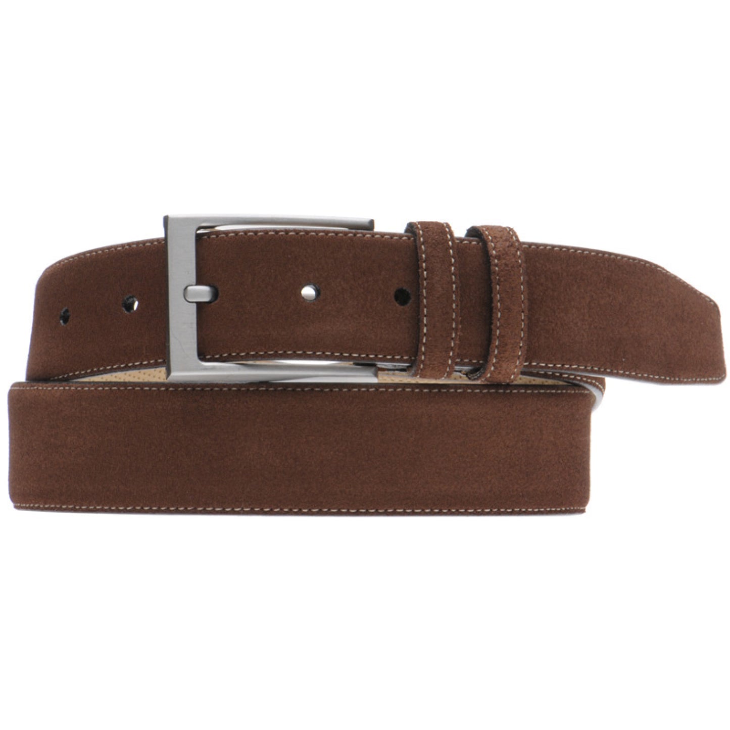 Product image for Herring Caserta Belt in chocolate suede