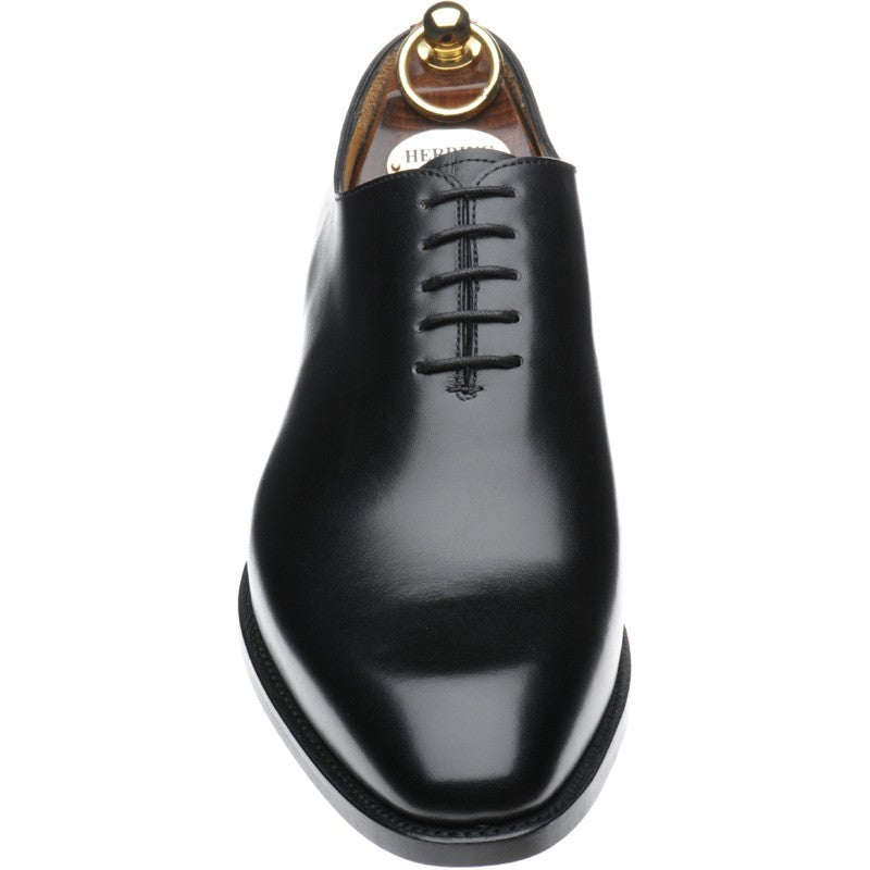Product image for Herring Chaucer mens wholecuts in black calf (second)