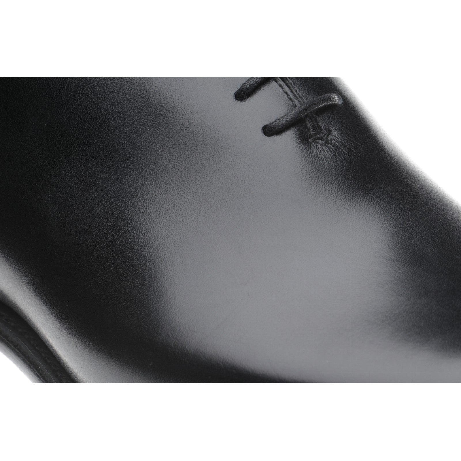 Product image for Herring Chaucer mens wholecuts in black calf (second)