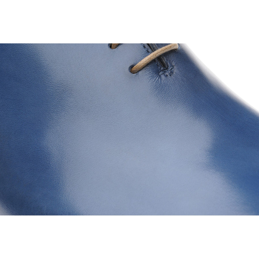Product image for Herring Chaucer mens wholecuts in blue calf