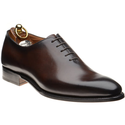 Product image for Herring Chaucer mens wholecuts in brown calf