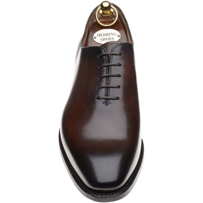 Product image for Herring Chaucer mens wholecuts in brown calf