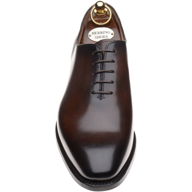 Product image for Herring Chaucer mens wholecuts in brown calf