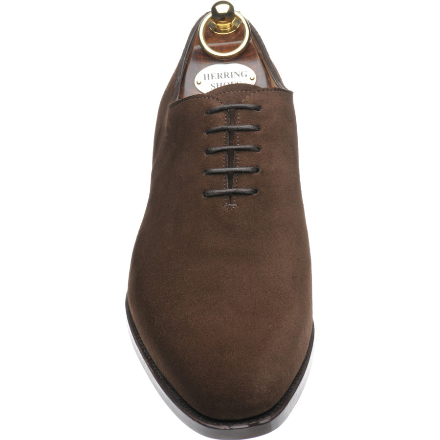 Product image for Herring Chaucer mens wholecuts in brown suede
