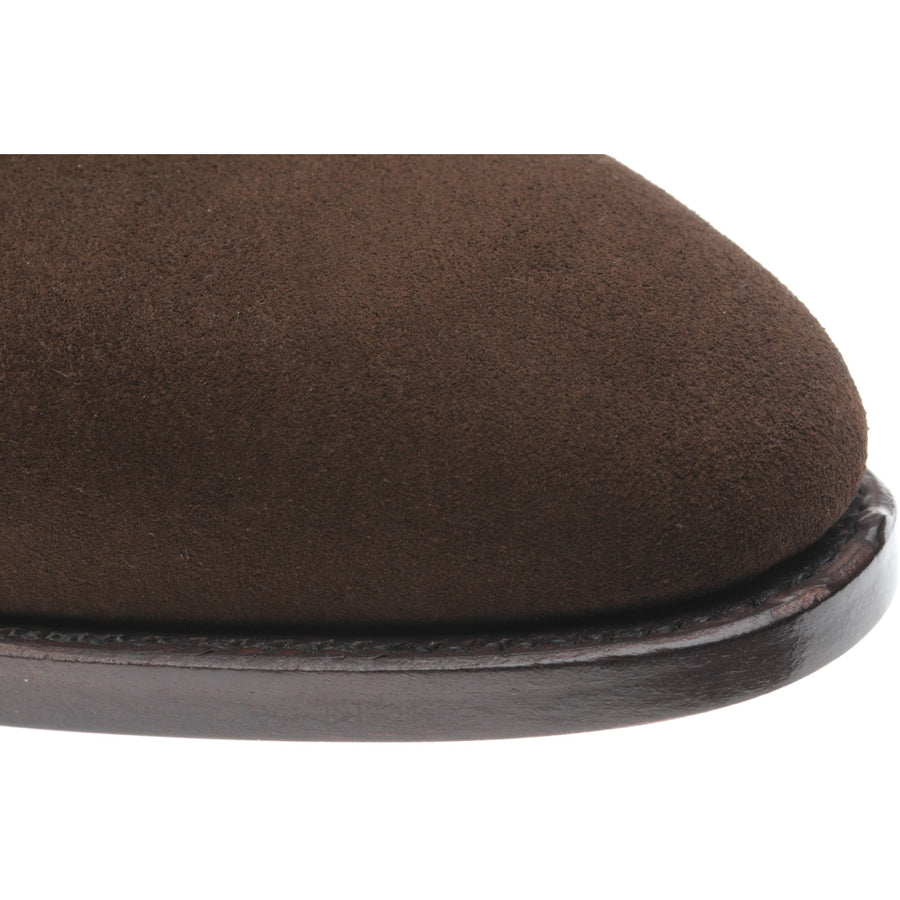 Product image for Herring Chaucer mens wholecuts in brown suede