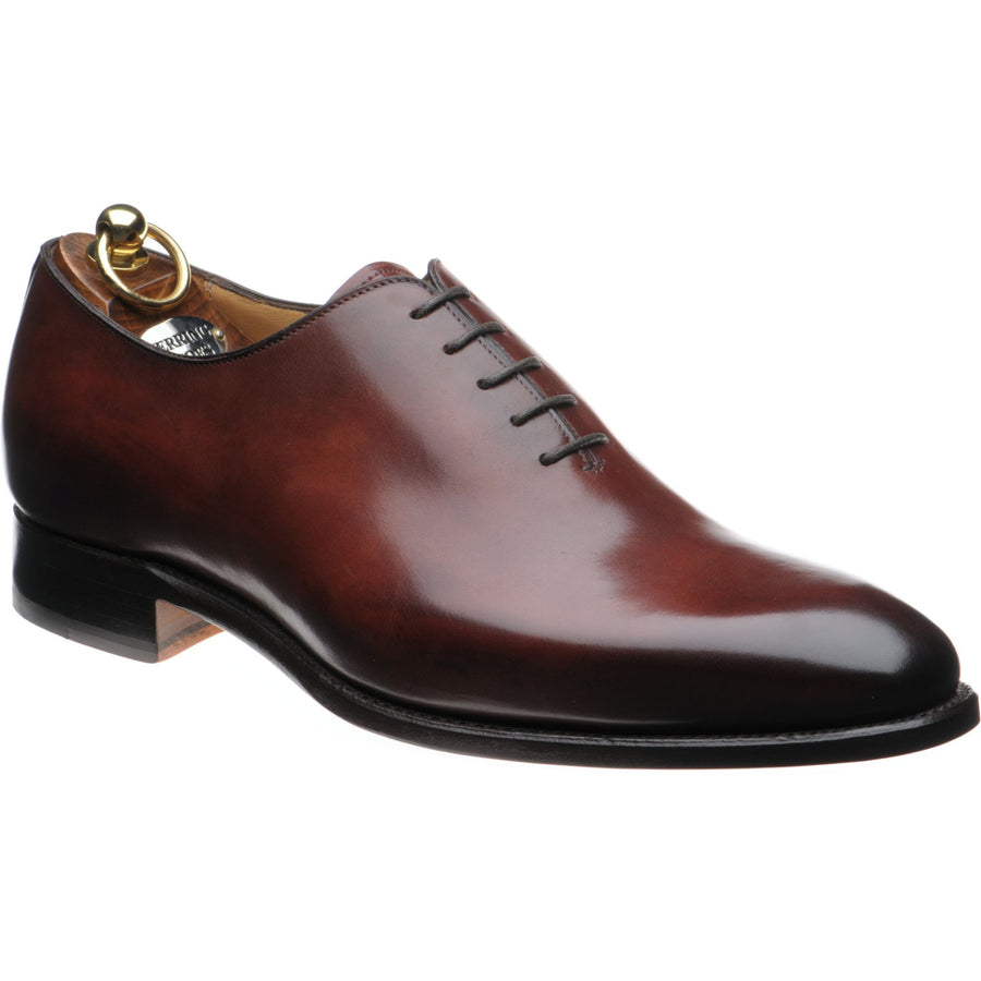 Product image for Herring Chaucer mens wholecuts in rosewood calf