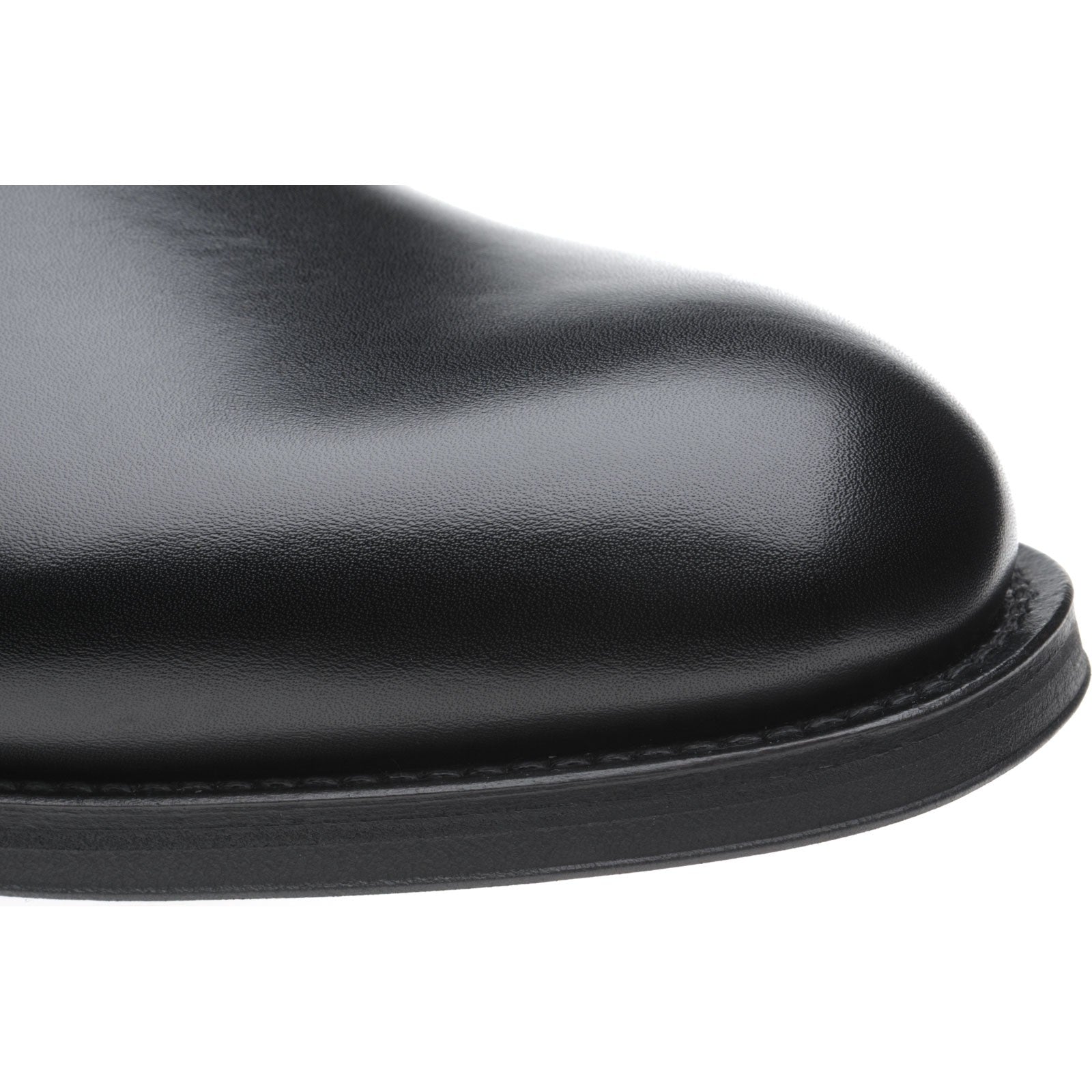 Product image for Herring Chichester mens rubber-soled Chelsea boots in black calf (second)