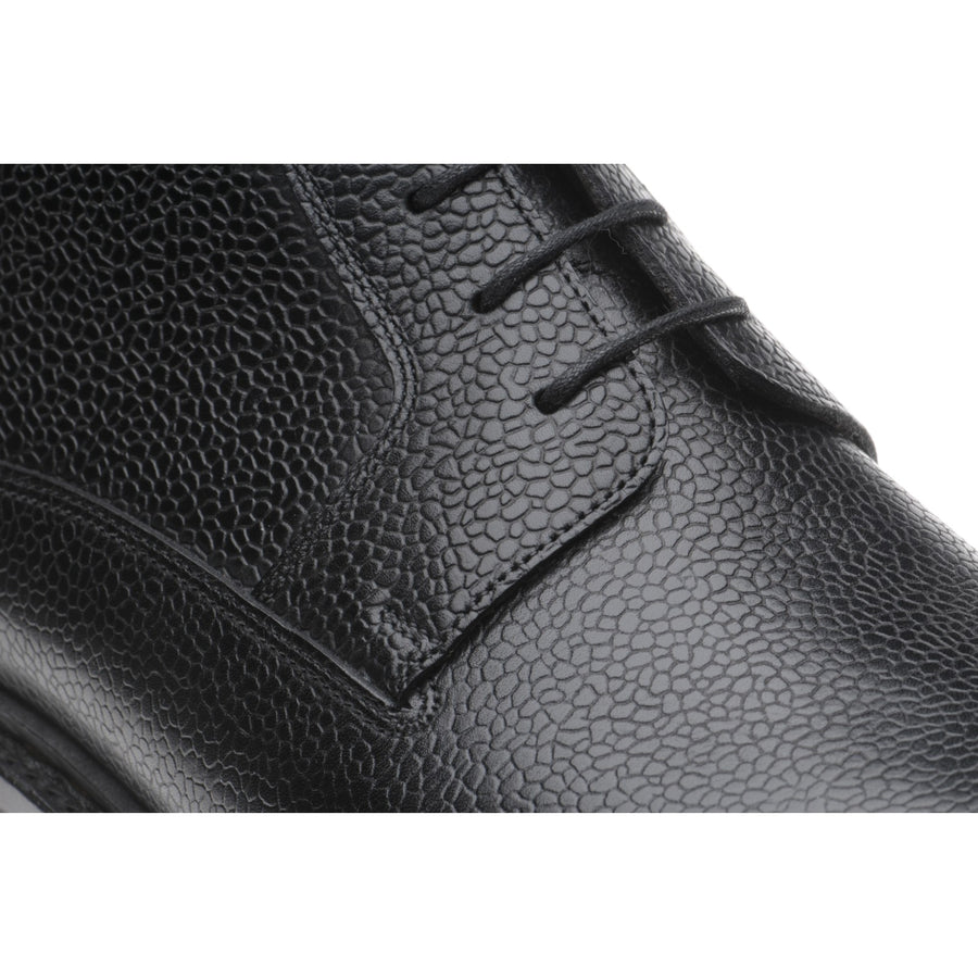 Product image for Herring Churchstow Norwegian mens rubber-soled boots in black grain