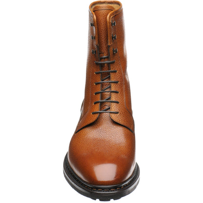 Product image for Herring Churchstow Norwegian mens rubber-soled boots in tan grain
