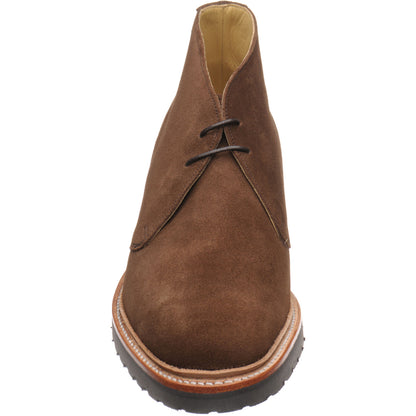 Product image for Herring Cirencester mens rubber-soled boots in castagnia suede