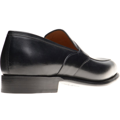 Product image for Herring Cleveland mens loafers in black calf