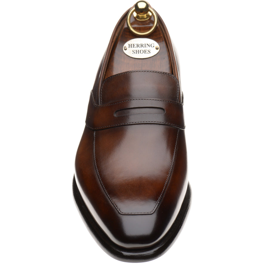 Product image for Herring Cleveland mens loafers in tobacco calf (second)