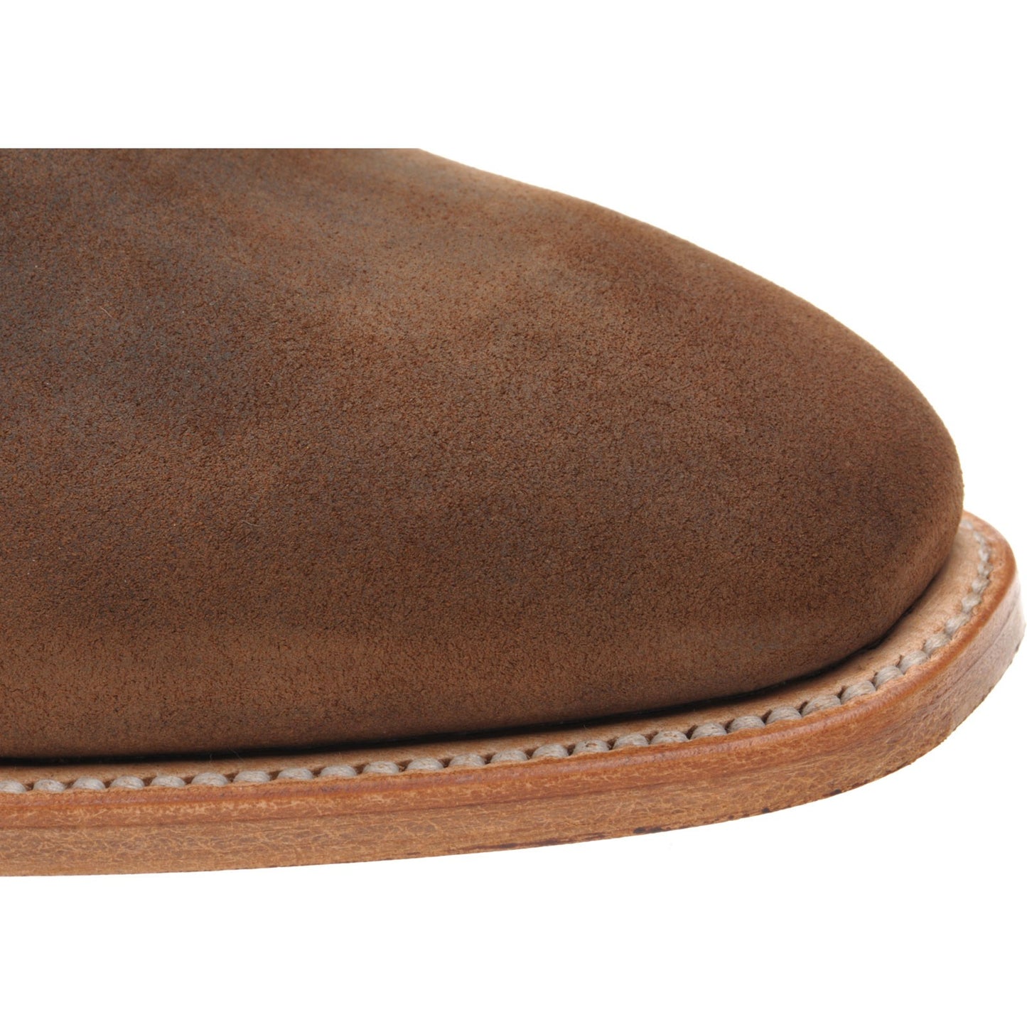 Product image for Herring Coburn mens Chelsea boots in brown waxy suede