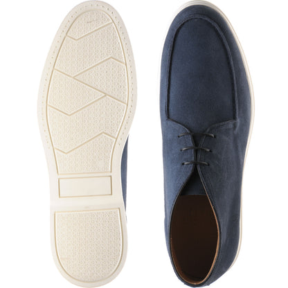 Product image for Herring Colorado mens rubber-soled boots in blue suede