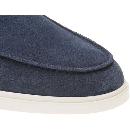 Product image for Herring Colorado mens rubber-soled boots in blue suede