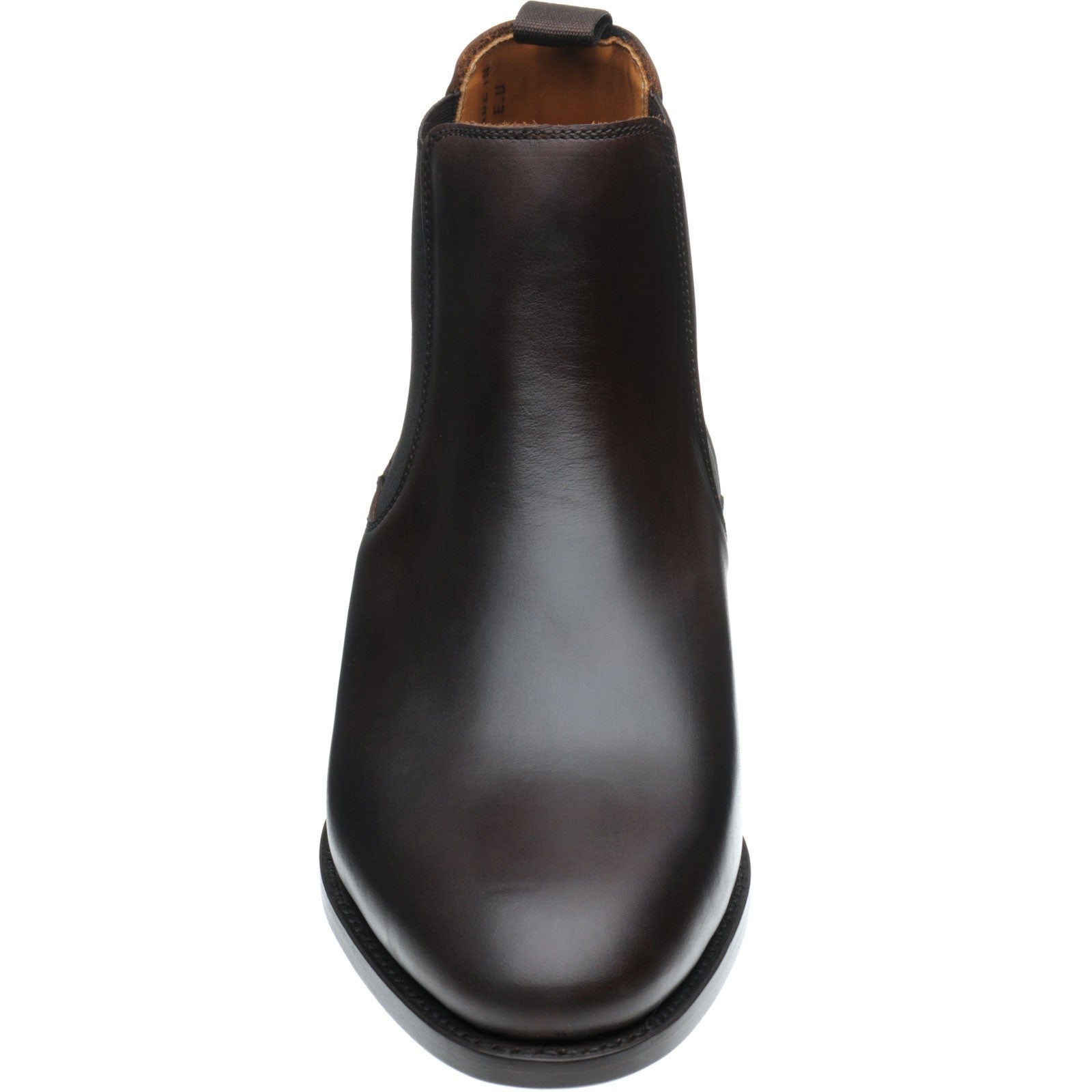 Product image for Herring Coltham II mens Chelsea boots in brown waxy