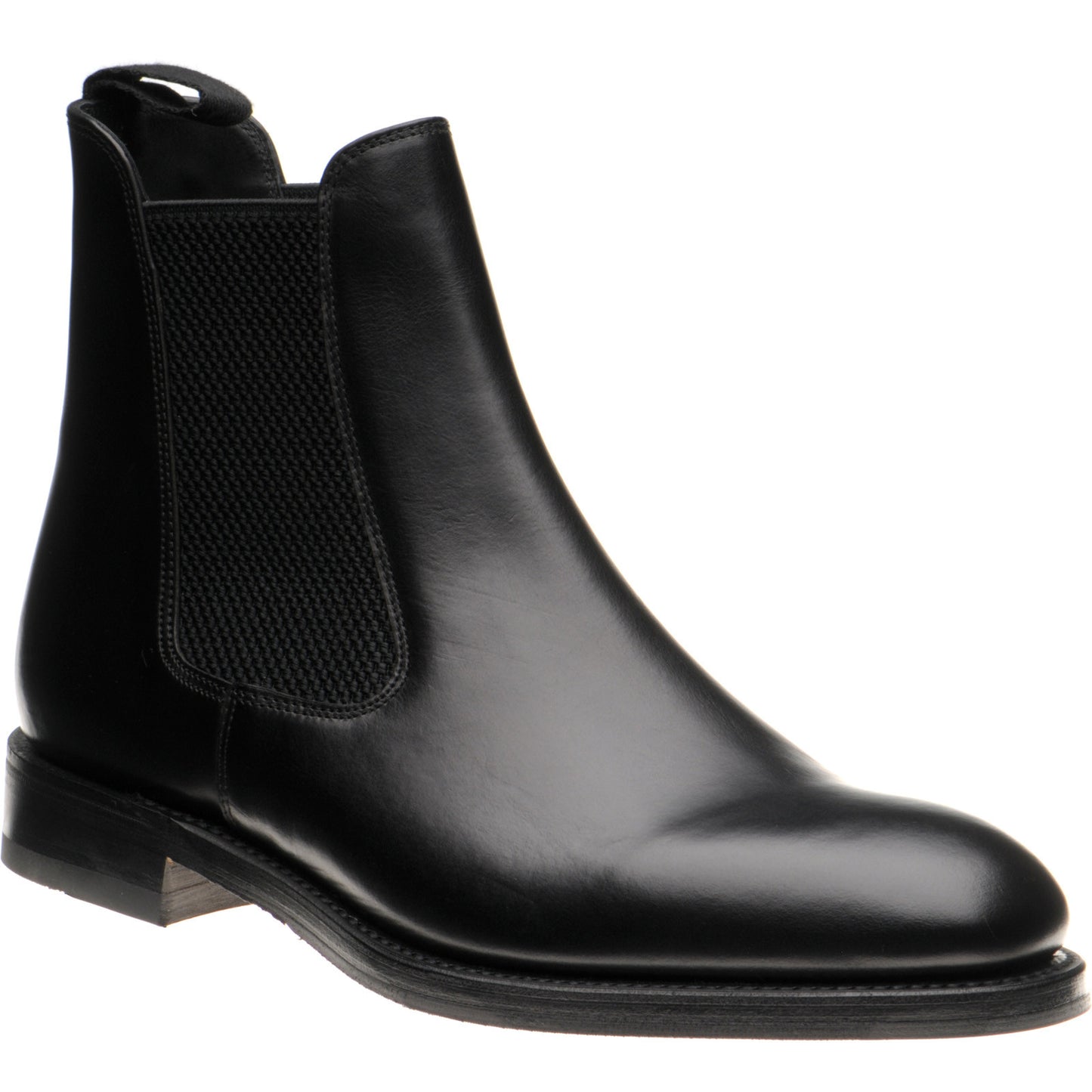 Product image for Herring Coltham mens hybrid-soled Chelsea boots in black calf (second)