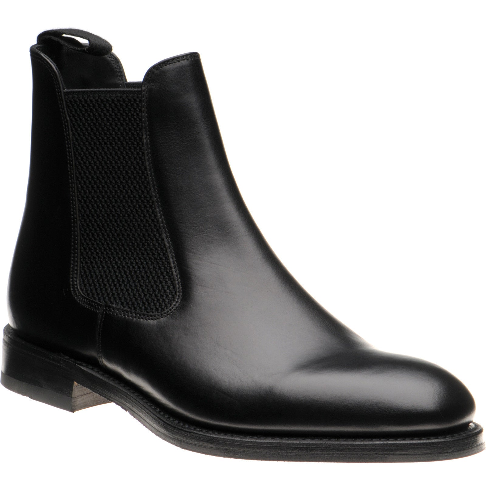 Product image for Herring Coltham mens hybrid-soled Chelsea boots in black calf (second)