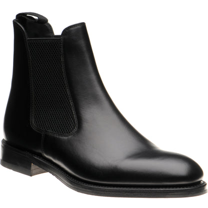 Product image for Herring Coltham mens hybrid-soled Chelsea boots in black calf (second)