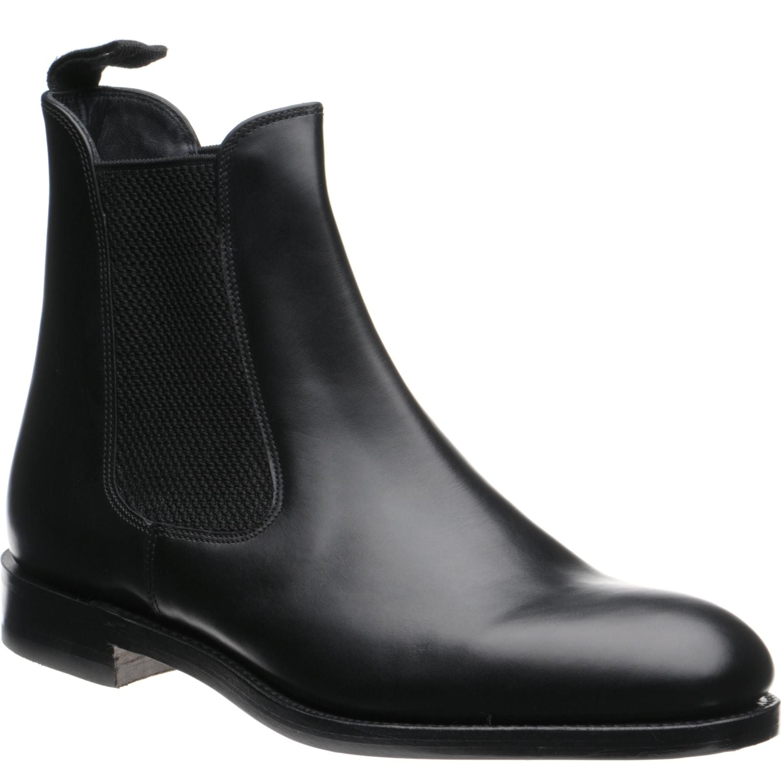 Product image for Herring Coltham mens hybrid-soled Chelsea boots in black calf (second)