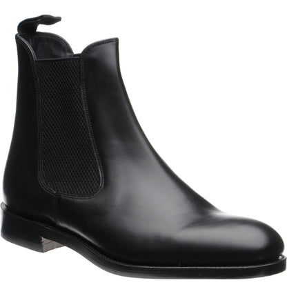 Product image for Herring Coltham mens hybrid-soled Chelsea boots in black calf (second)
