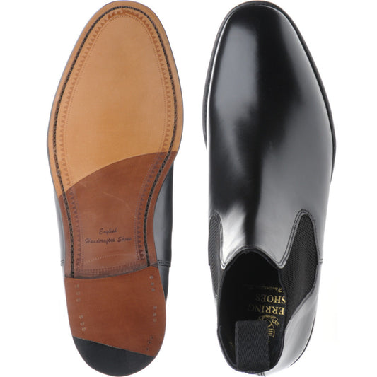 Product image for Herring Coltham mens hybrid-soled Chelsea boots in black calf (second)