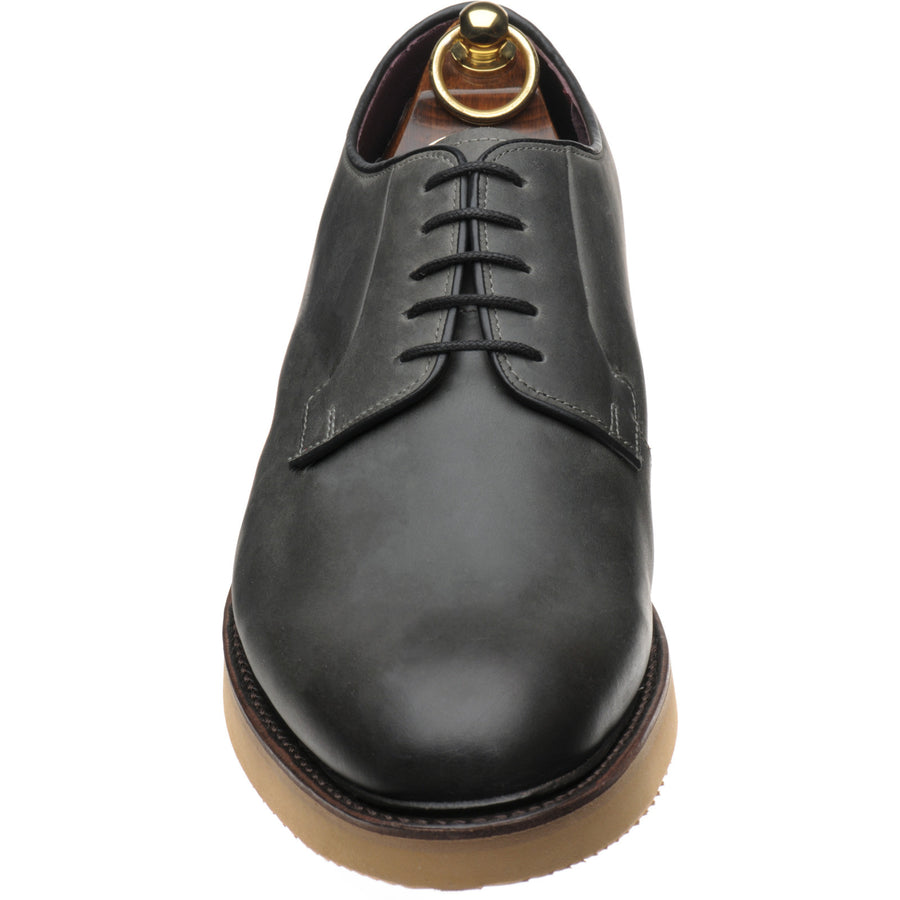 Product image for Herring Cookham mens rubber-soled Derby shoes in washed grey