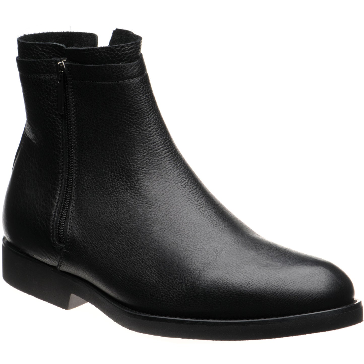 Product image for Herring Copenhagen (Warm Lined) mens rubber-soled Chelsea boots in black calf