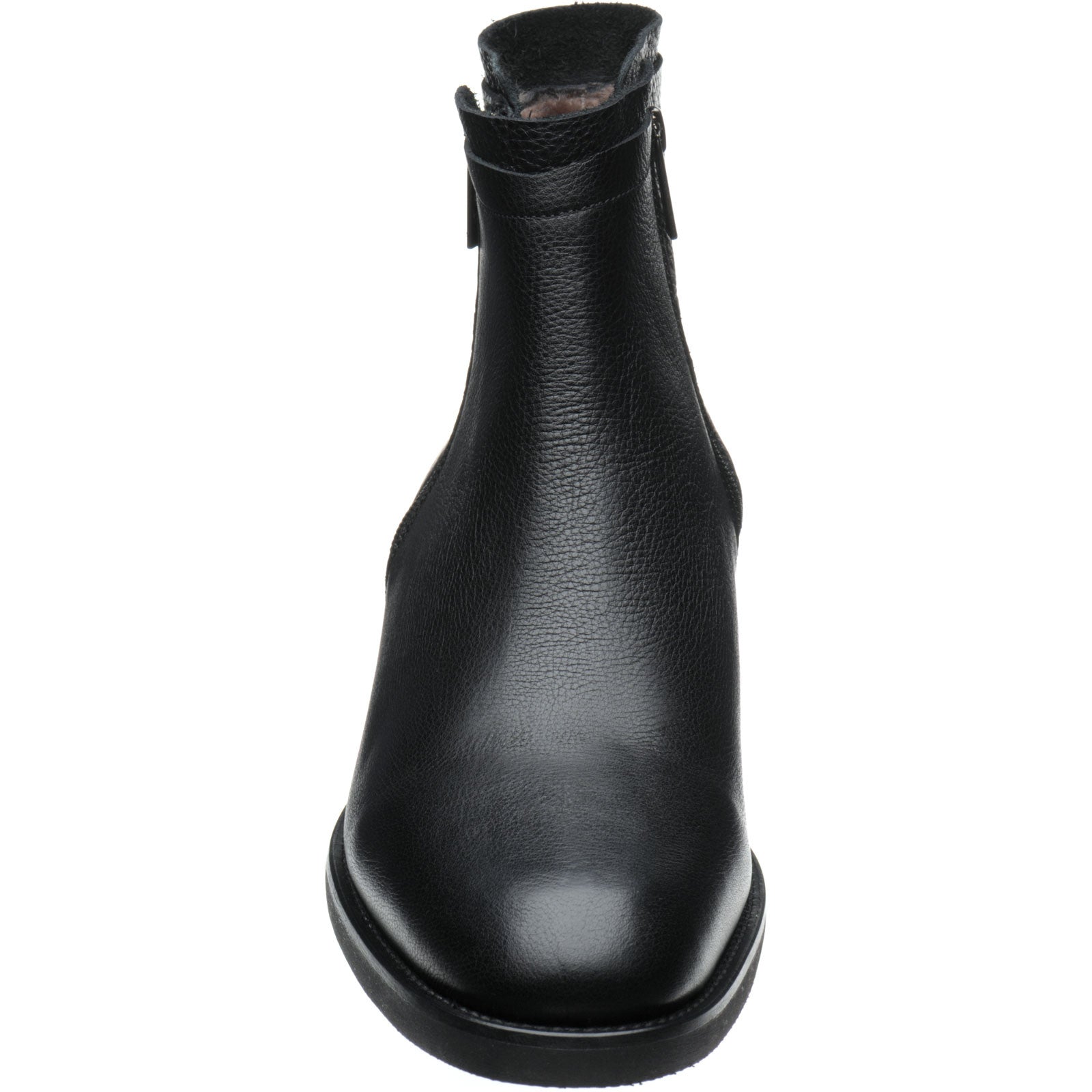 Product image for Herring Copenhagen (Warm Lined) mens rubber-soled Chelsea boots in black calf