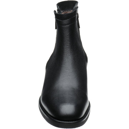 Product image for Herring Copenhagen (Warm Lined) mens rubber-soled Chelsea boots in black calf