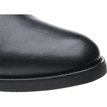 Product image for Herring Copenhagen (Warm Lined) mens rubber-soled Chelsea boots in black calf