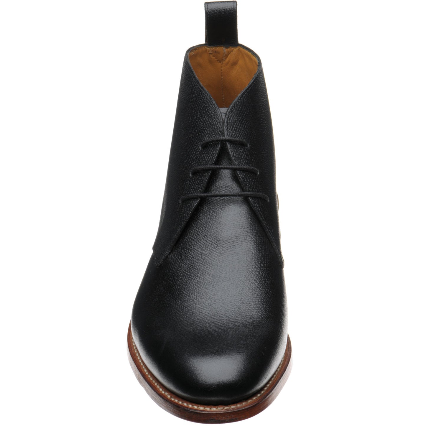 Product image for Herring Cosdon mens Chukka boots in black grain