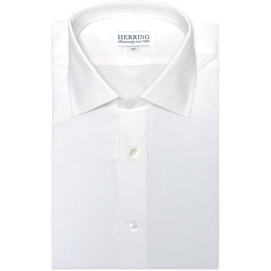 Product image for Herring Crispin Double Cuff Shirt in white