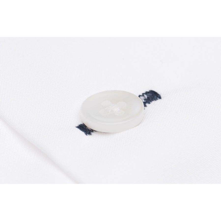 Product image for Herring Crispin Double Cuff Shirt in white