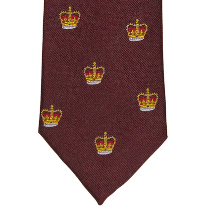 Product image for Herring Crown Tie in wine