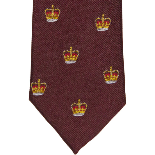 Product image for Herring Crown Tie in wine