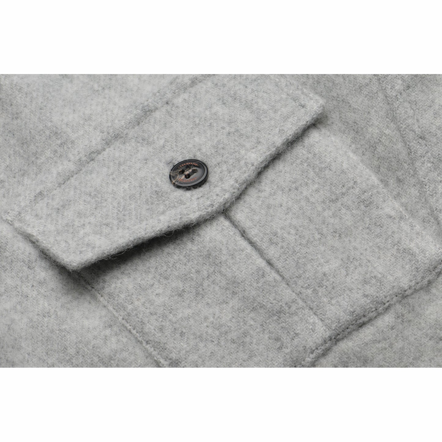Product image for Herring Dexter Wool Over Shirt by Peregrine in light grey