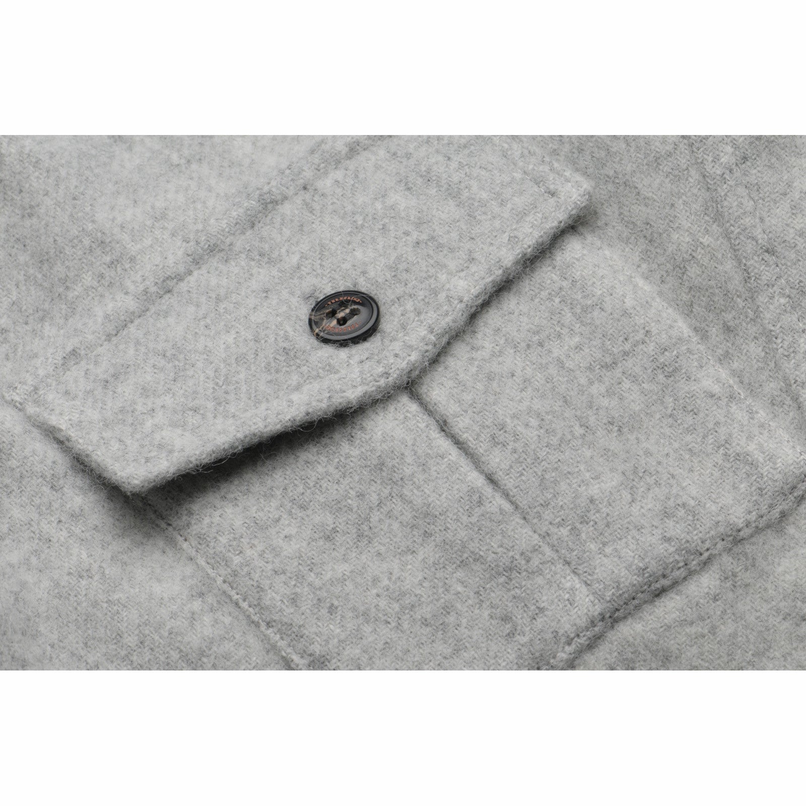 Product image for Herring Dexter Wool Over Shirt by Peregrine in light grey