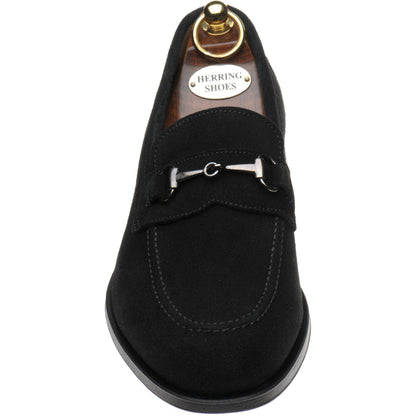 Product image for Herring Dillon II mens loafers in black suede