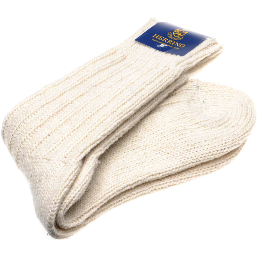 Product image for Herring Donegal Wool Sock in ecru