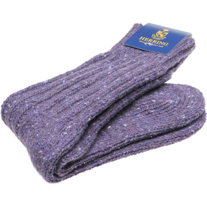 Product image for Herring Donegal Wool Sock in lilac