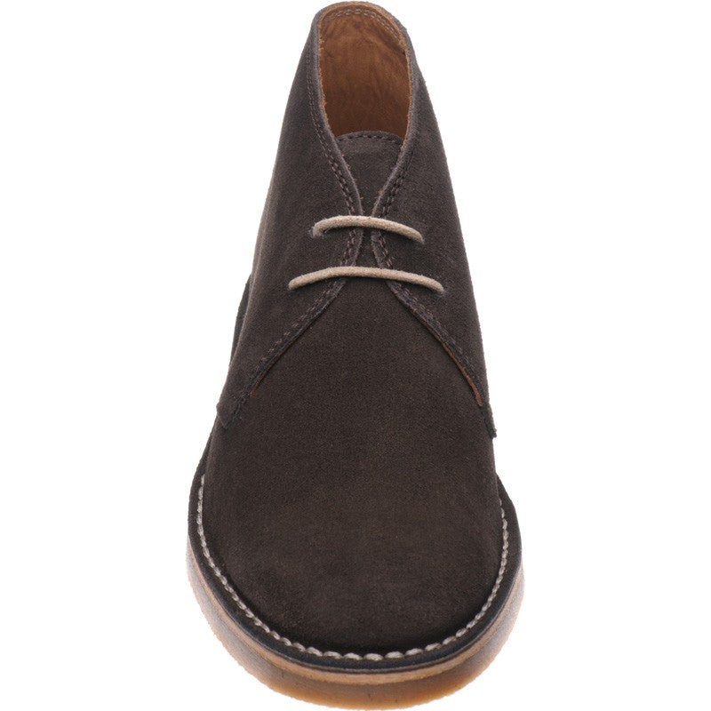 Product image for Herring Dune mens rubber-soled desert boots in brown suede (second)