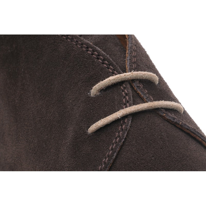 Product image for Herring Dune mens rubber-soled desert boots in brown suede (second)