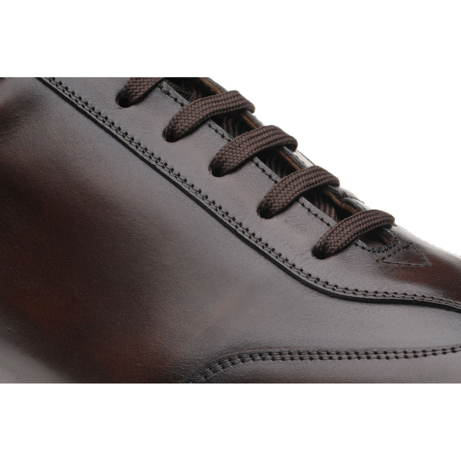 Product image for Herring Duxford mens rubber-soled trainers in brown calf (second)