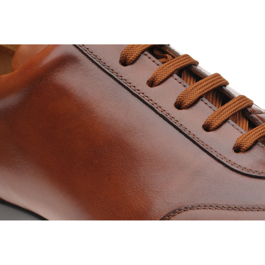 Product image for Herring Duxford mens rubber-soled trainers in tan calf (second)